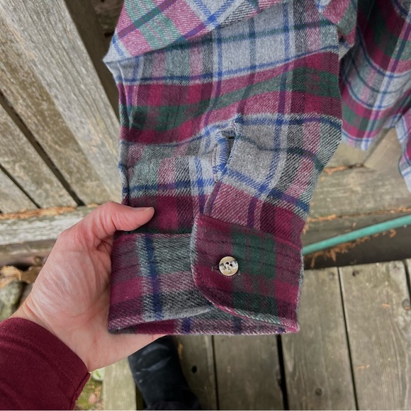 Five Brother Vintage Brawny Extra Weight Plaid Flannel Shirt NWT Sz 4XL - Picture 6 of 11